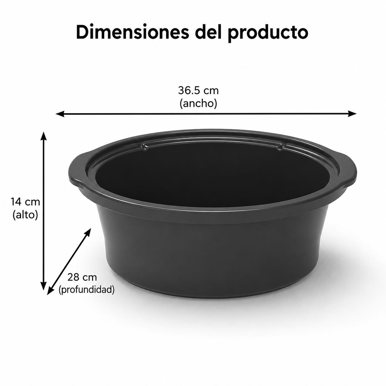 Mainstays Olla de cocción lenta ovalada de 6 cuartos, acabado en acero inoxidable, tapa de vidrio, modelo # MS54100112168S