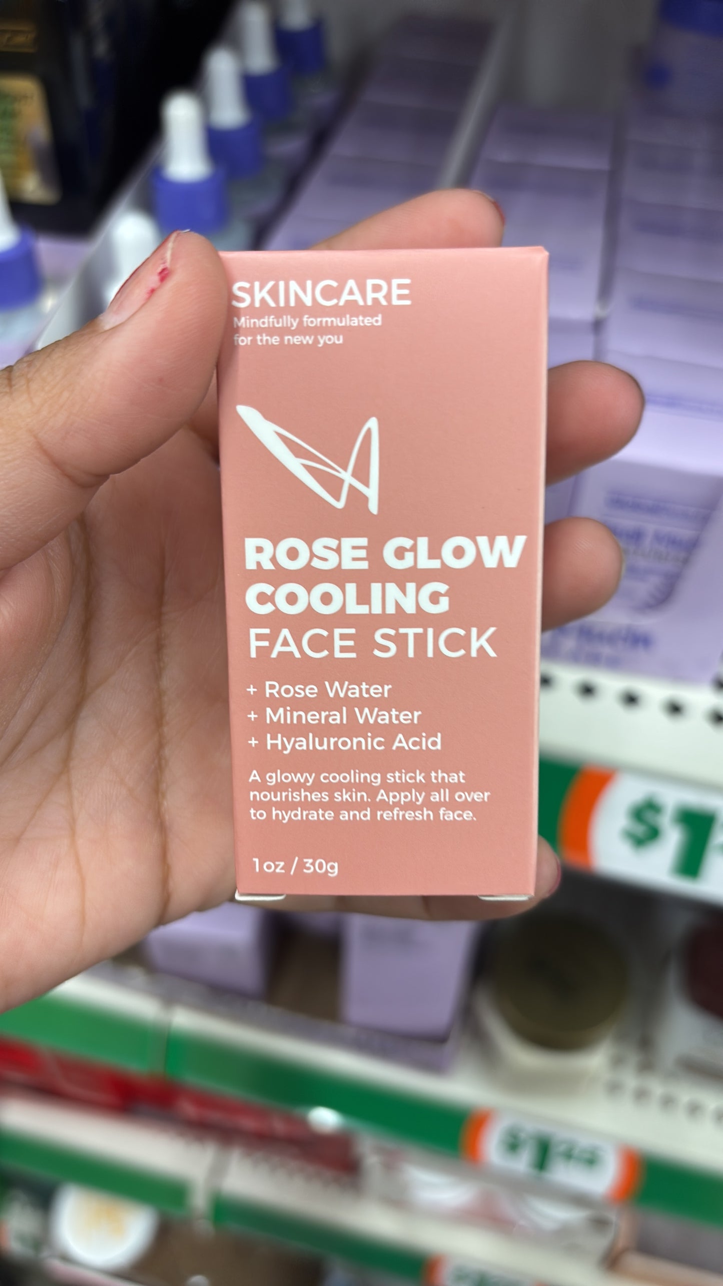 Rose Glow Cooling Face Stick