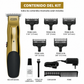 Wahl T-Pro Plus, USB Rechargeable Battery Trimmer, Gold with Rubber Grips - 3028171