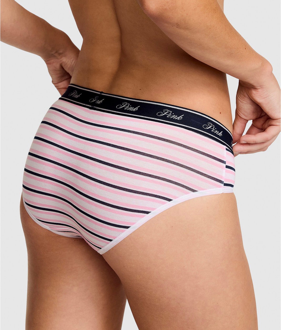 PINK by Victoria’s Secret Panty Hipster a Rayas Rosa 💗