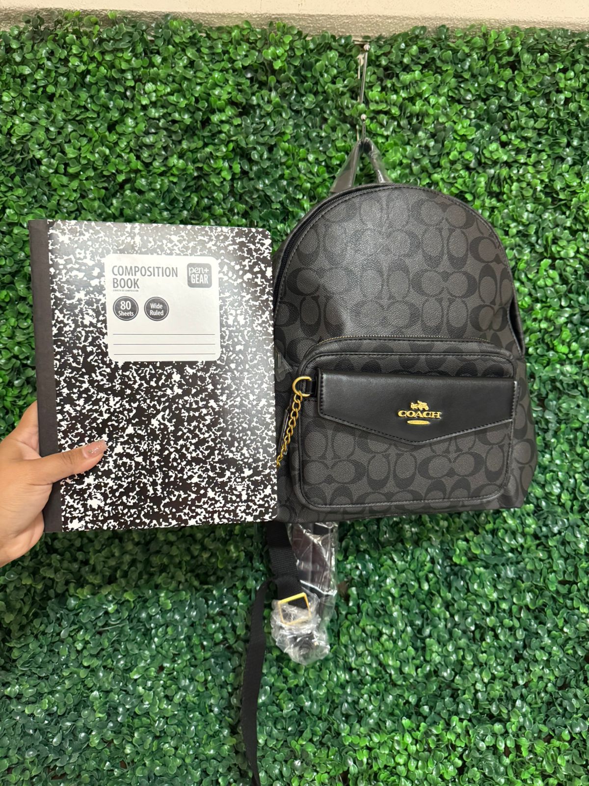 Mochila Coach negro
