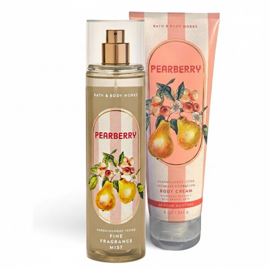 Set Bath & Body Works: Pearberry (Mist + Crema Corporal)