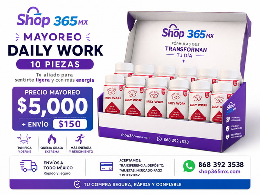 Daily Work Mayoreo 10 Piezas