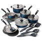 Tramontina Primaware Juego de Utensilios de Cocina Antiadherentes de 18 Piezas Azul