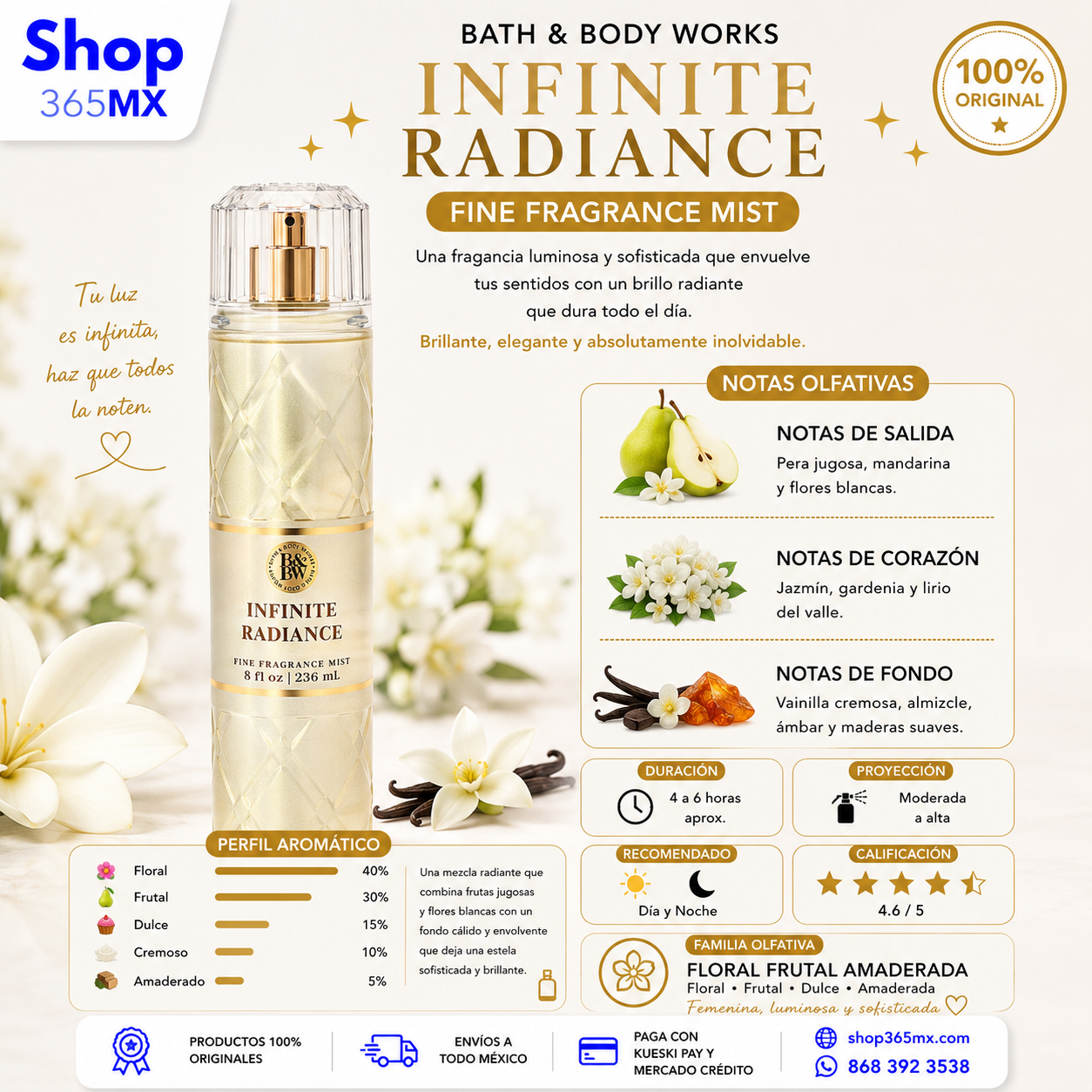 Infinite Radiance Fine Fragrance Mist