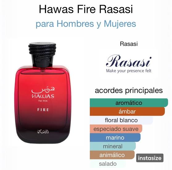 Rasasi Hawas Fire EDP H 100ML