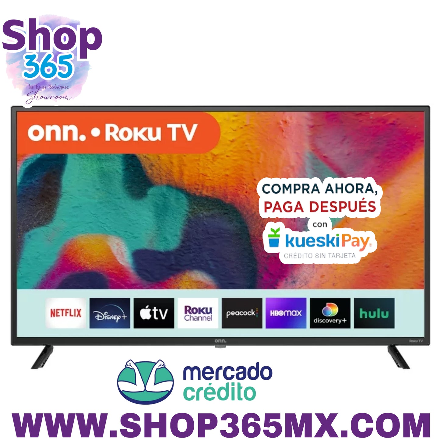 onn. Smart TV LED Roku FHD (1080P) de 40 pulgadas (100058007)