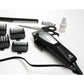 Andis Ultra Kit de Cortapelos Clip con Cable de 10 Piezas, Negro / Plateado