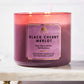 Vela Black Cherry Merlot 3 Mechas Bath & Body Works White Barn – 14.5 oz / 411 g
