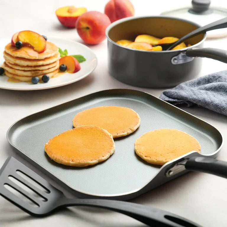 Juego de utensilios de cocina antiadherentes Tramontina Primaware de 18 piezas, negro