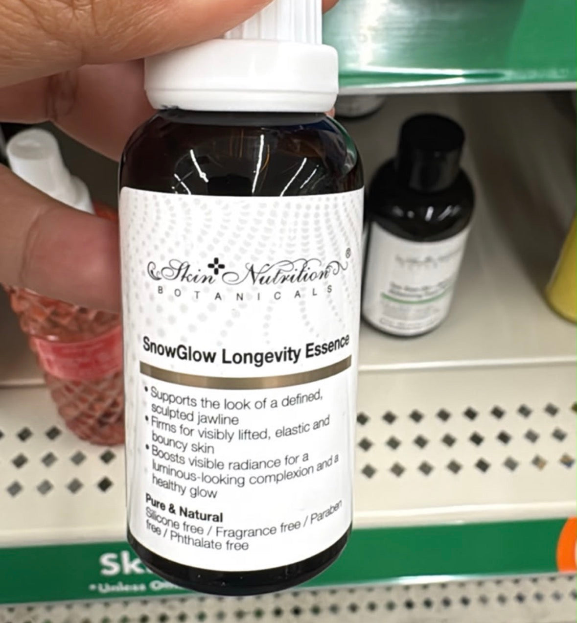 Skin nutrition Snowglow Longevity Essence