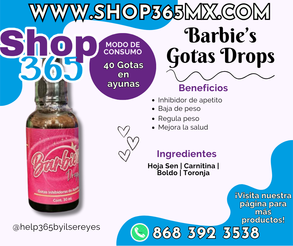 Barbie's Drops gotas homeopaticas