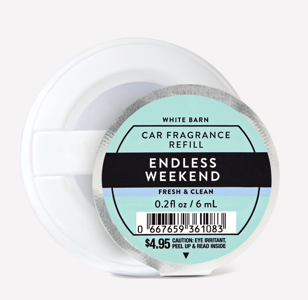 Bath & Body Works Car Fragrance Refill Endless Weekend 6 ml