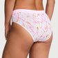 Victoria’s Secret Bikini Panty Estampado Listones y Llaves – Panty Blanco con Cintura de Logo