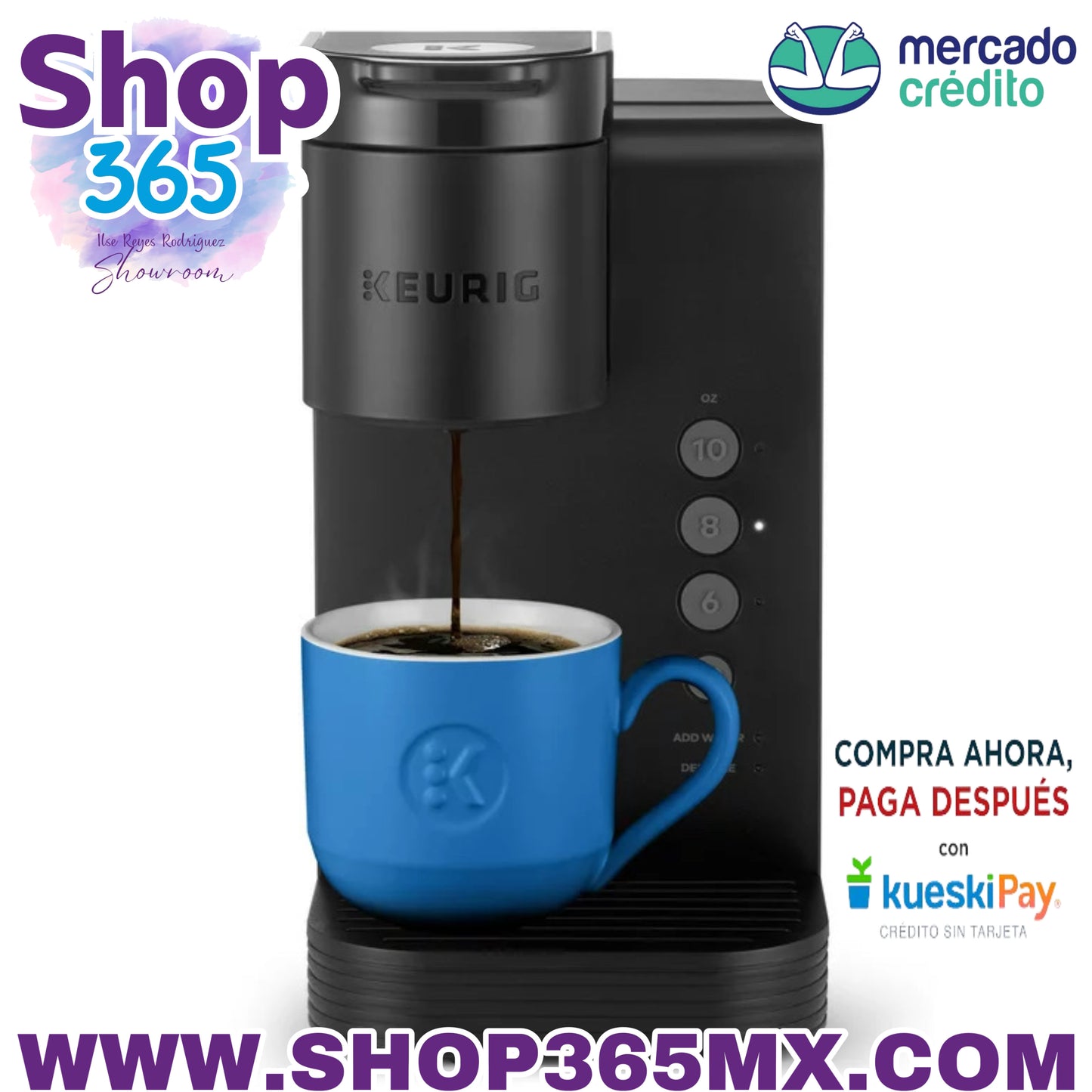 Keurig K-Express Essentials Cafetera de cápsulas K-Cup de una porción, color negro