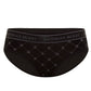 Victoria’s Secret Bikini Panty Negro con Monograma VS y Cintura Logo
