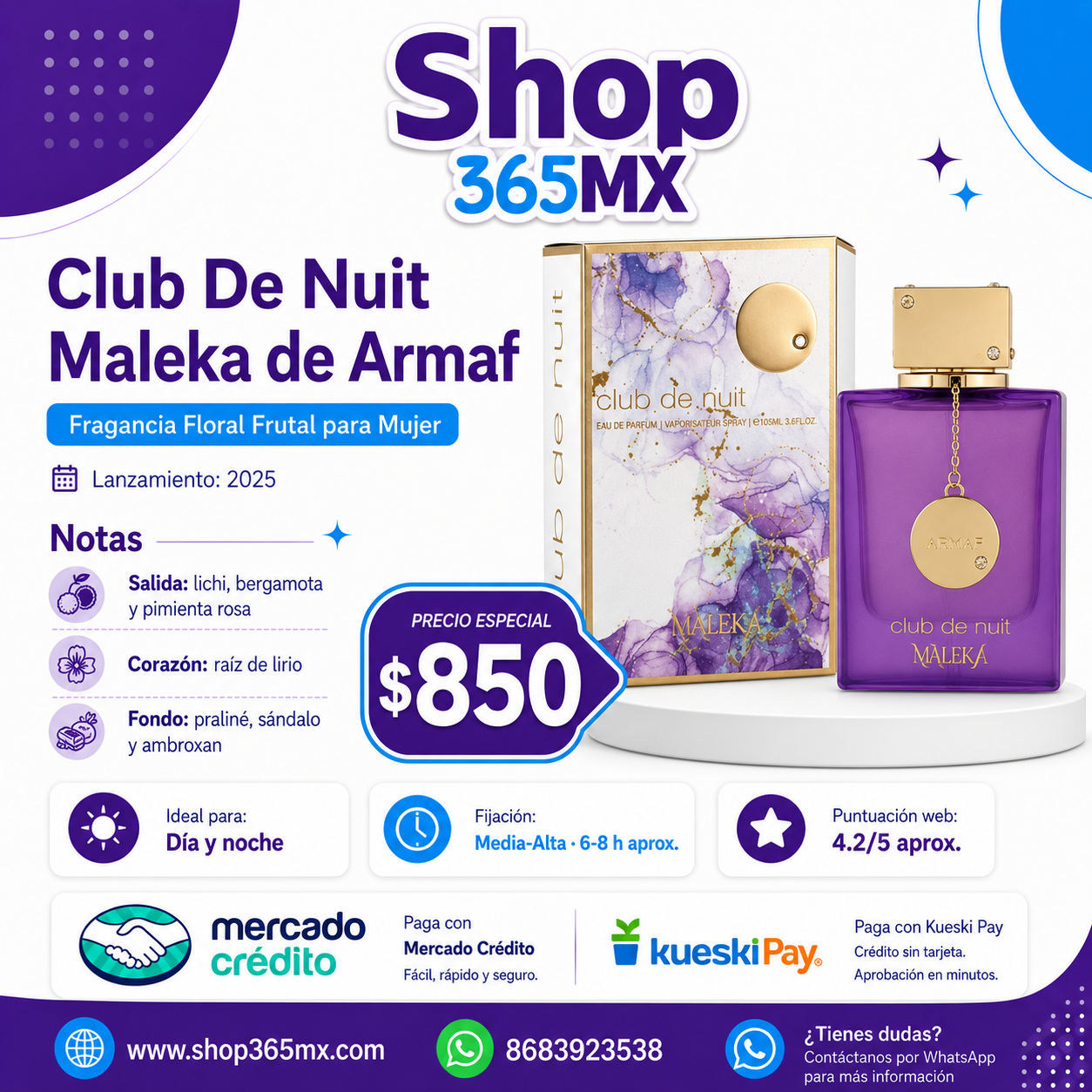 ARMAF Club de Nuit Maleka EDP M 100ML