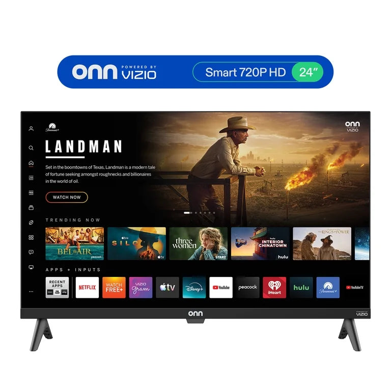 onn Clase de 24" 720P HD con Tecnología VIZIO Smart TV, 24S2V1