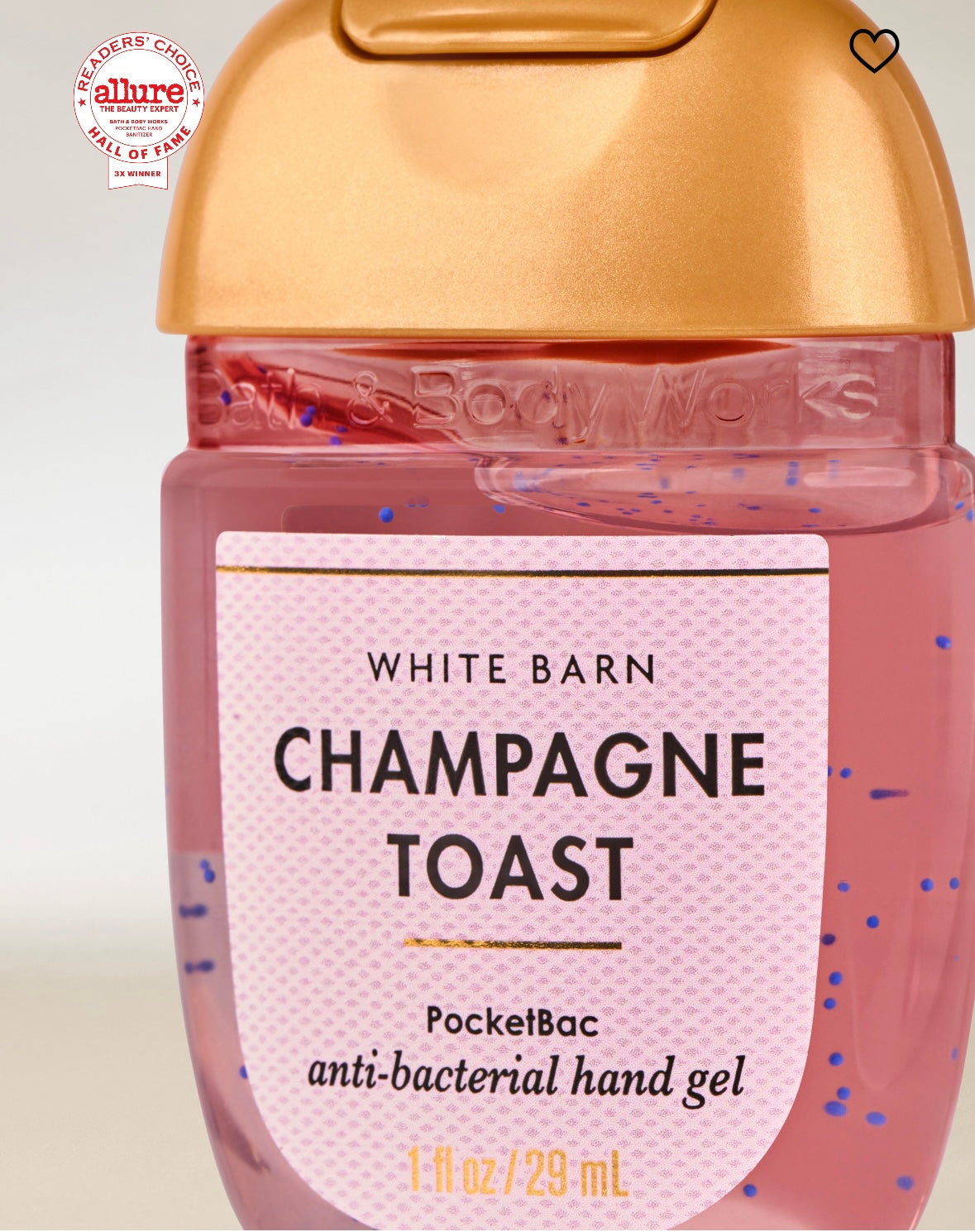 BATH & BODY WORKS Champagne Toast  Desinfectante de manos PocketBac 29ml