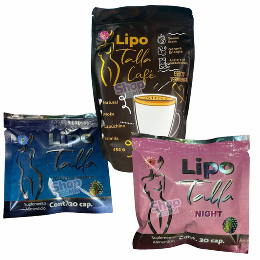 Lipotalla Blue Loss Size más Nigth y Cafe