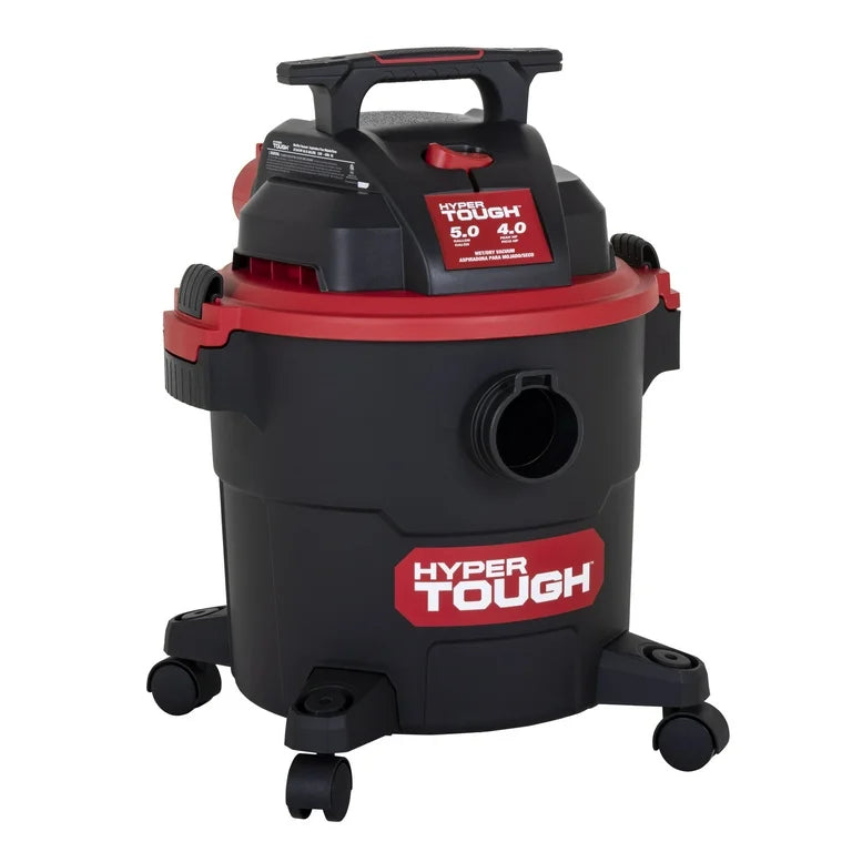 Hyper Tough Vacío Húmedo/seco de 5 Galones para el Automóvil, Garaje, Hogar O Taller