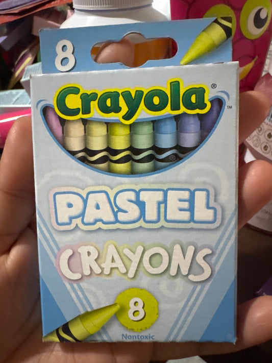 Crayola Pastel 8 Crayons