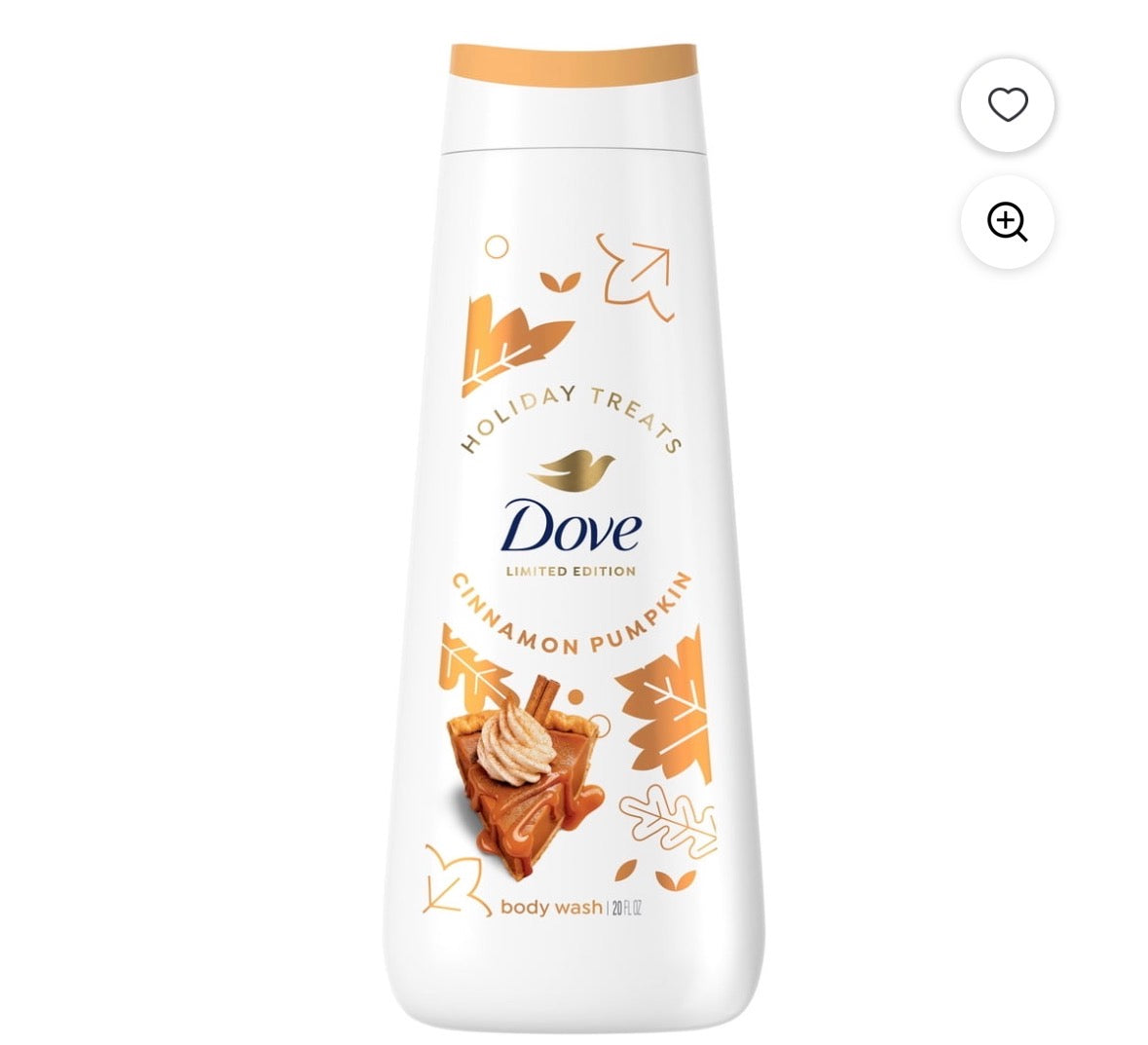 Dove Body Wash Cinnamon Pumpkin