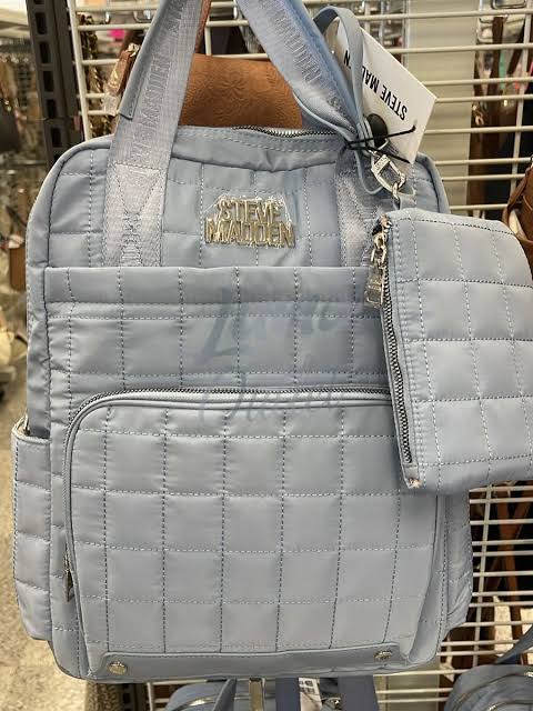 Mochila / pañalera Steve Madden Gris