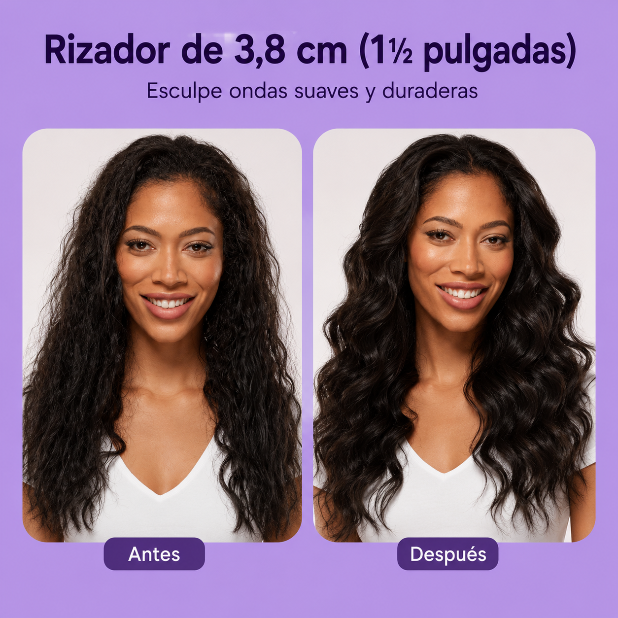 Conair Rizos de Cerámica Doble 1,5 Pulgadas, Oro Rosa, CD703GN