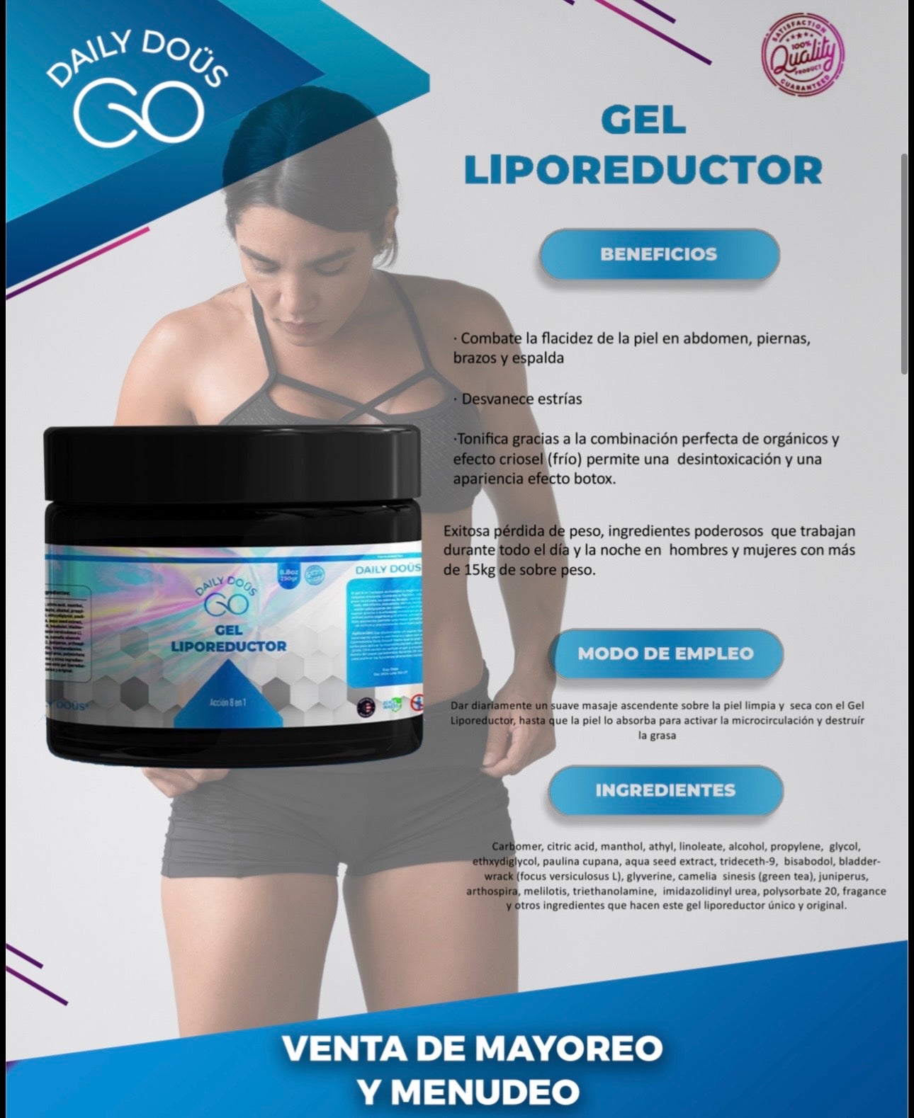 Gel Liporeductor By Daily Dous
