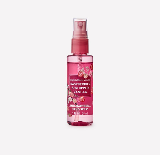Raspberry & Whipped Vanilla Anti-bacterial Hand Spray 29ml Bath Body works