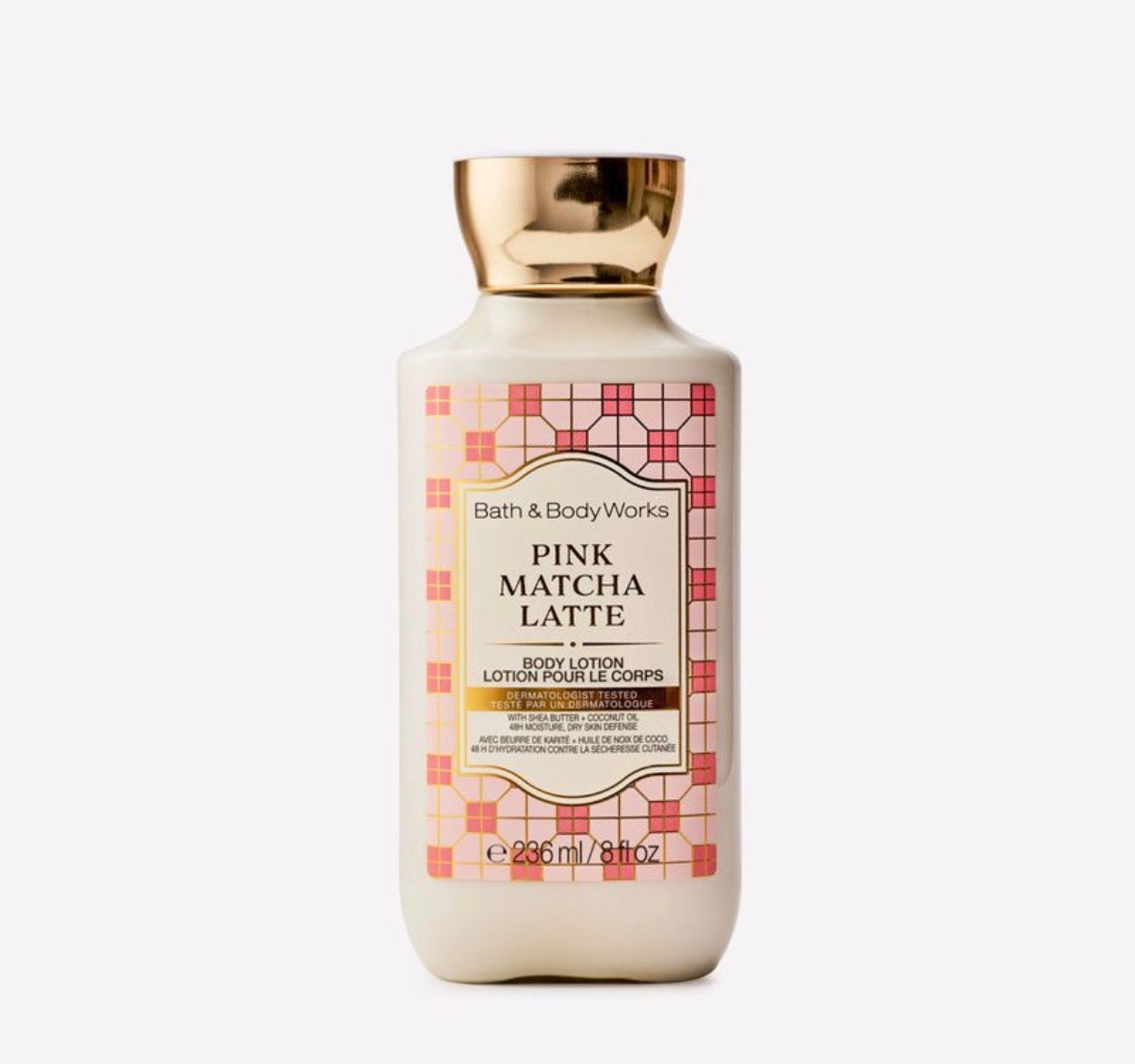 Bath & Body Works Pink Matcha Latte | Loción Corporal Hidratante Body Lotion 236 ml