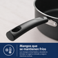 Juego de utensilios de cocina antiadherentes Tramontina Primaware de 18 piezas, negro