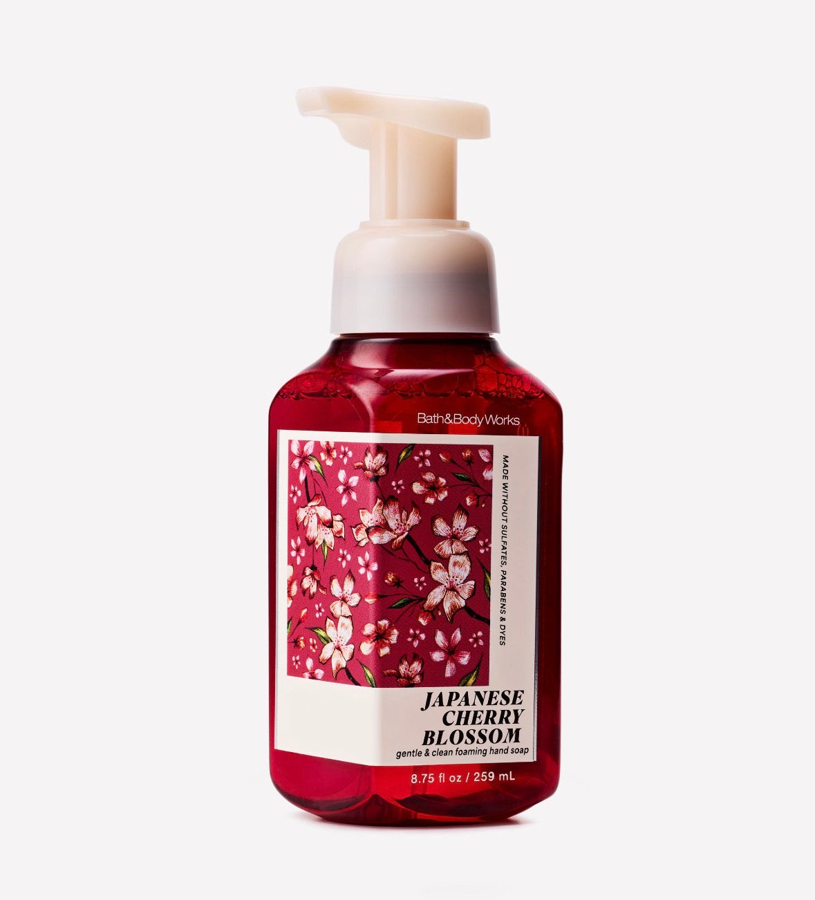 Jabón Espumoso Japanese Cherry Blossom Bath & Body Works 259 ml | Flor de Cerezo Japonés