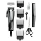 Andis Ultra Kit de Cortapelos Clip con Cable de 10 Piezas, Negro / Plateado