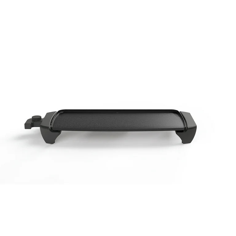 Mainstays Plancha negra de 20" apta para lavavajillas con control de temperatura ajustable