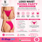 Victoria’s Secret Logo Waist Thong Panty Rosa Fucsia – Tanga de Cintura Alta
