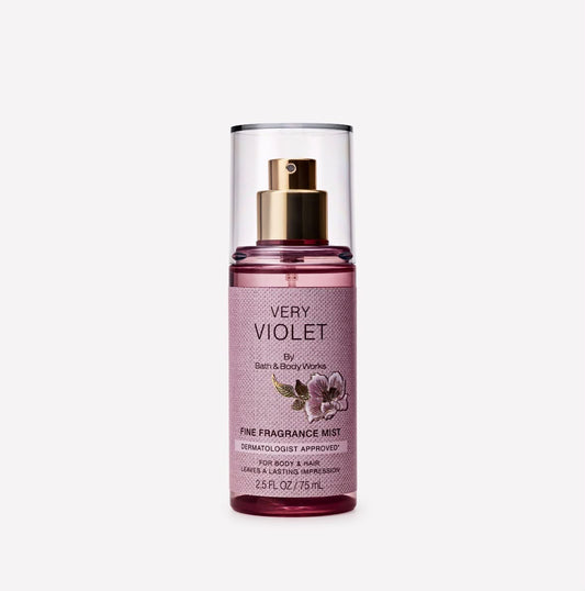 Bath & Body Works Very Violet Mini Mist Corporal y Capilar 75 ml