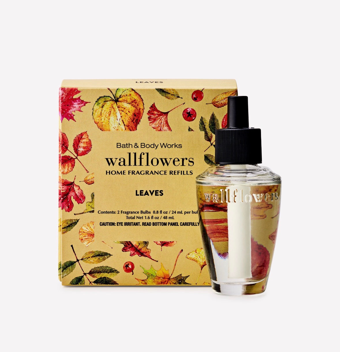 🍂 Bath & Body Works Wallflowers Leaves – Pack de 2 Repuestos Aromáticos