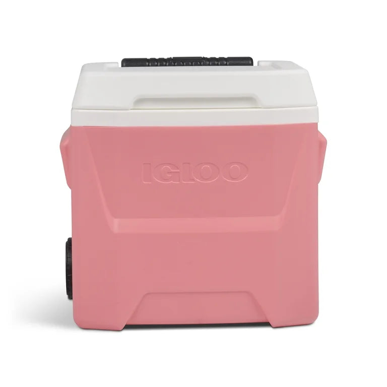 Igloo Hielera Nevera de 16 QT Laguna con Ruedas, Rosa Coral