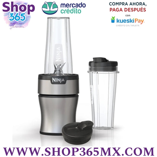 Nutri-Blender Ninja® Licuadora Personal de 700 Vatios, 2 Tazas para Llevar de 20 oz Aptas para Lavavajillas, BN300