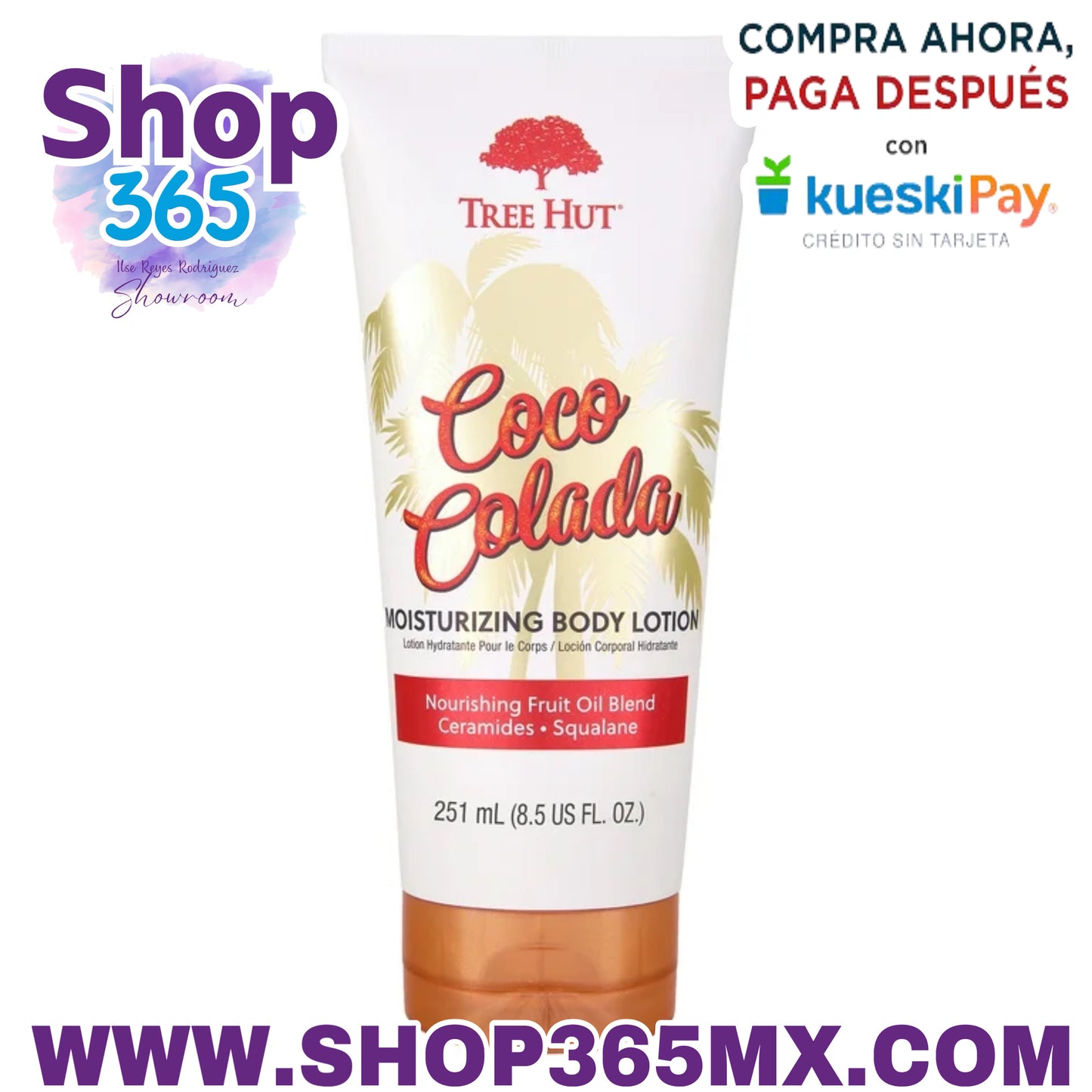 Tree Hut Coco Colada Loción corporal hidratante, 8.5 fl oz