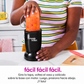 MagicBull3t Mini 14 oz Batidora personal compacta plateada/negra