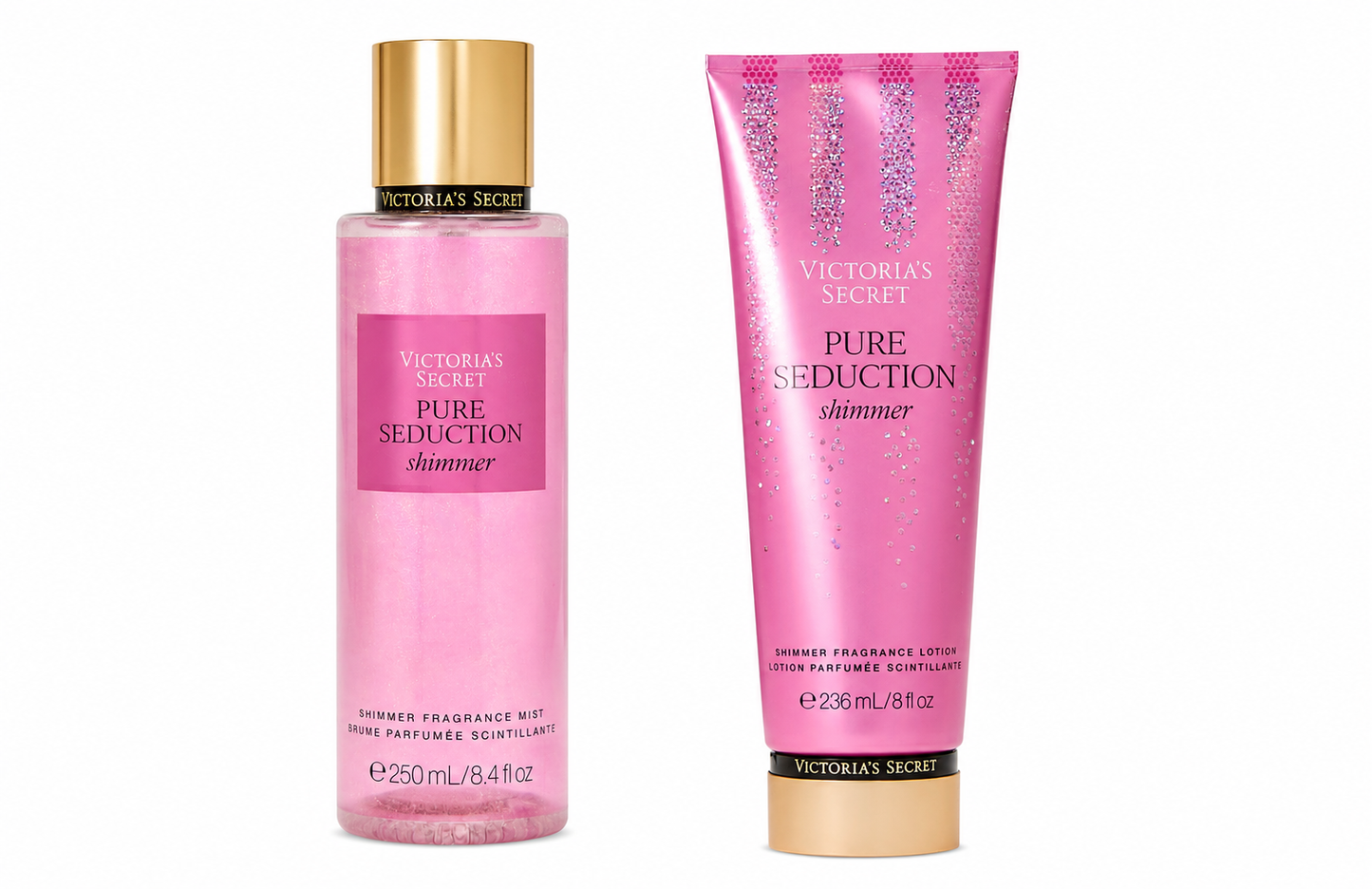 Set Victoria’s Secret Pure Seduction Shimmer – Brillo, Dulzura y Seducción