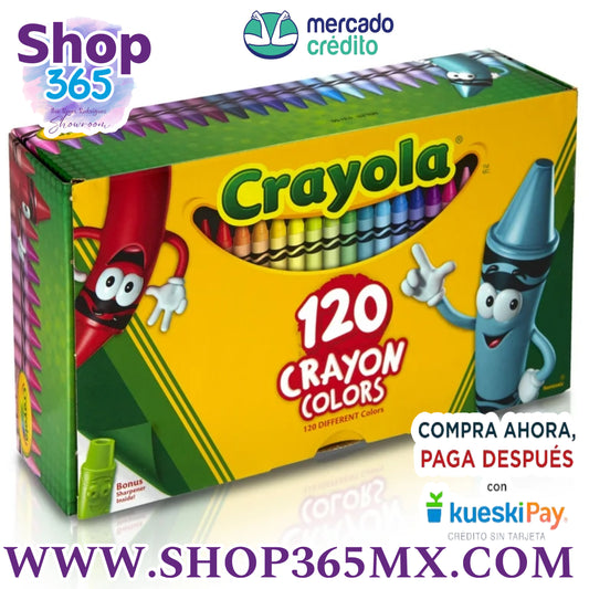 Crayones Crayola, tamaño regular, paquete de 120