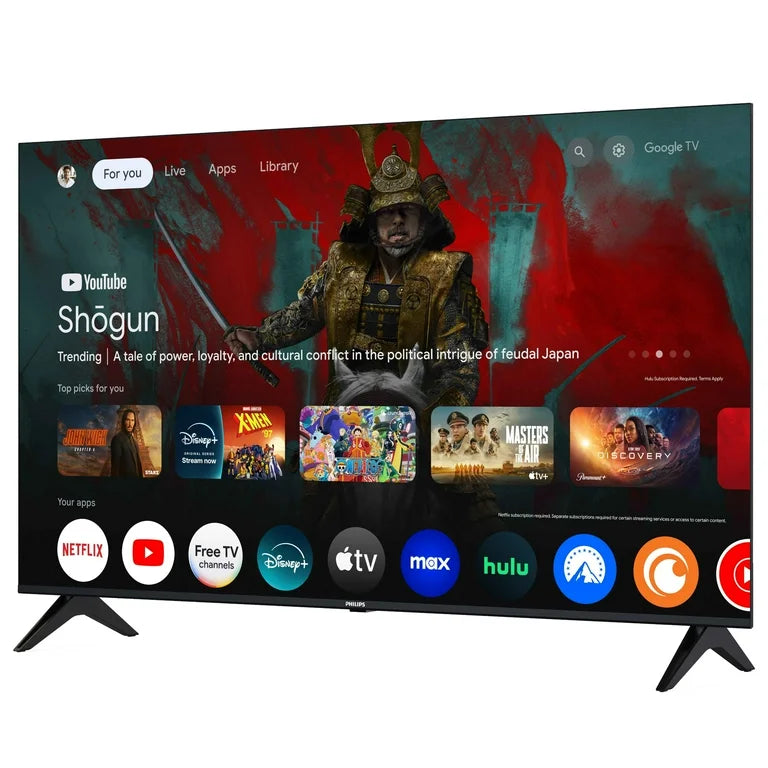 Philips Clase de 50" 4K Ultra HD (2160p) Google Smart LED TV (50PUL7552/F7)