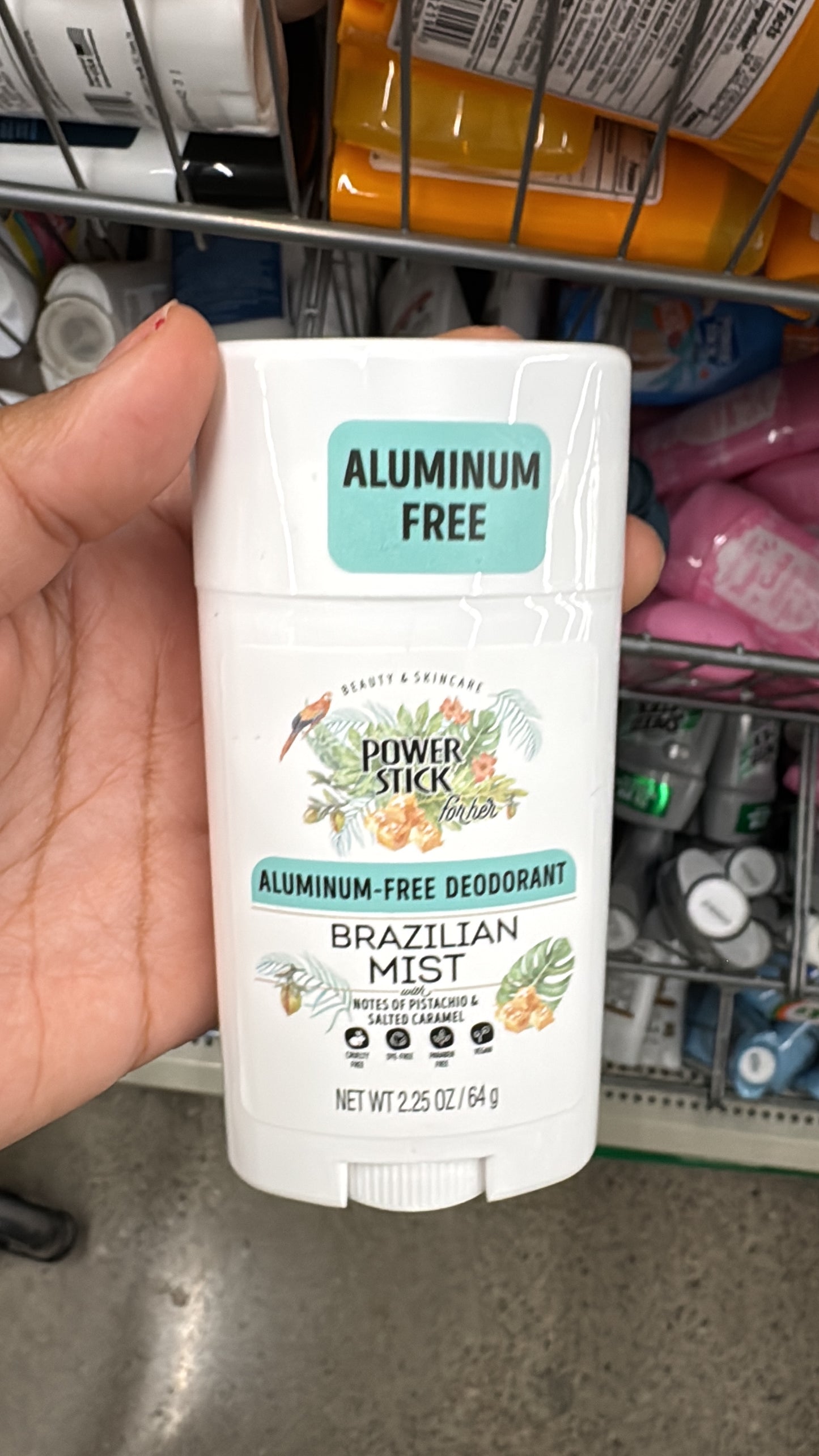 Power Stick Brazilian Mist desodorante libre de aluminum