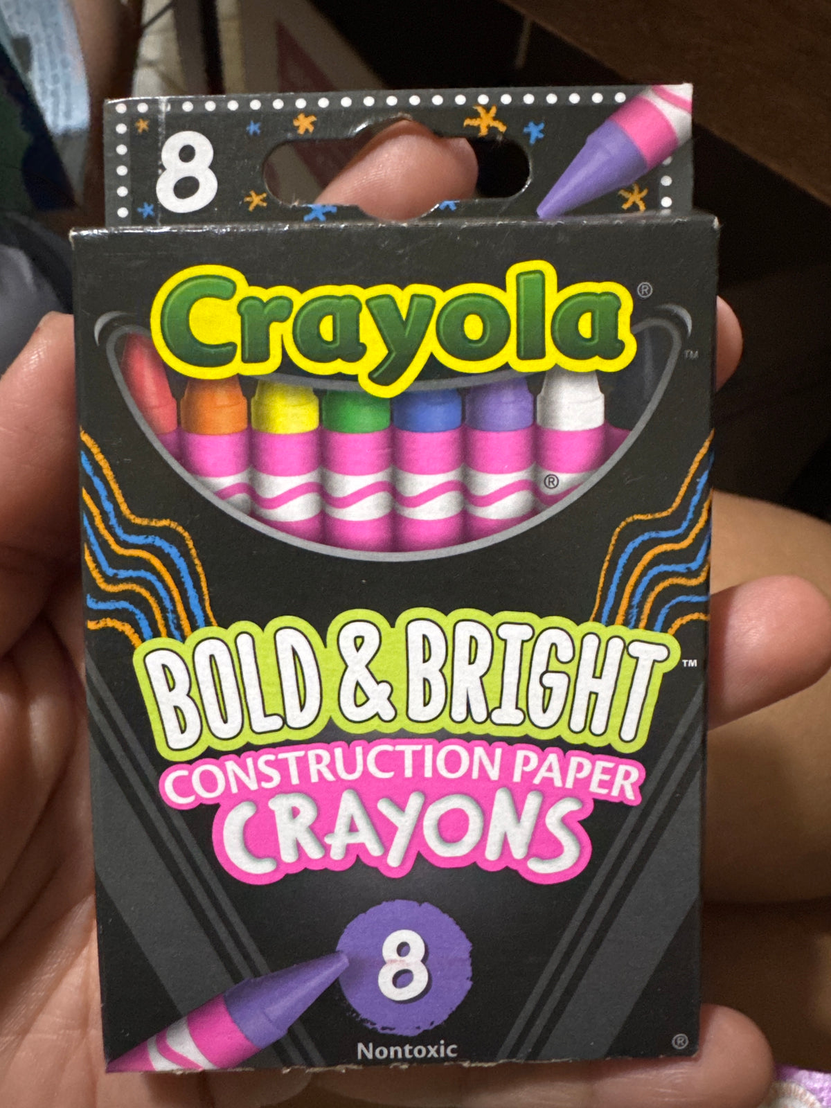 Crayola Bold & Bright 8 Crayons