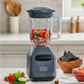 Black & Decker Ice Triturar Licuadora con 56 Onzas (7 Tazas) PerfectPour Tarro de Plástico, Potente Hoja de Acero Inoxidable de 6 Puntas, 8 Velocidades Más Pulso, 700 Vatios Pico de Potencia, BL2209PB