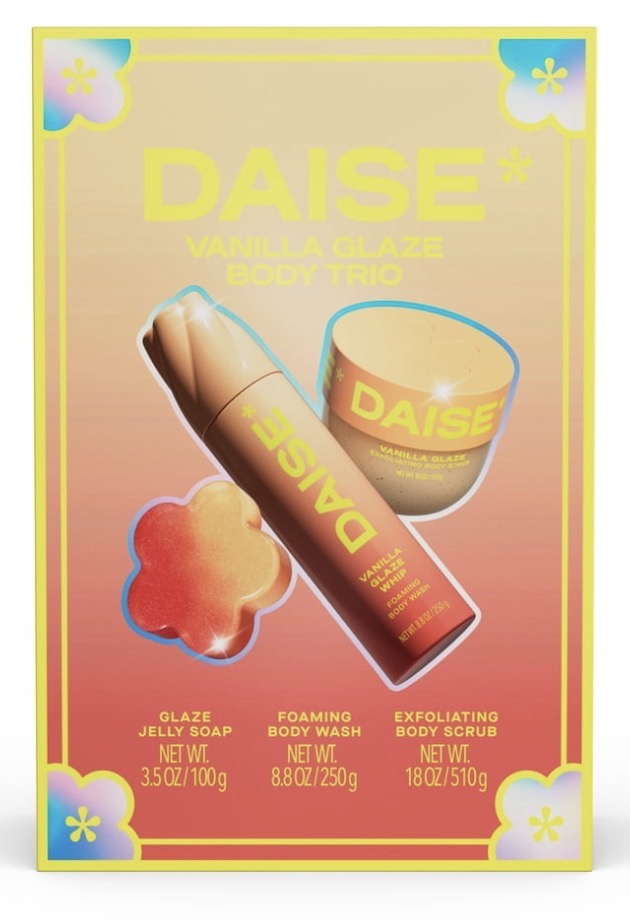 🍦🌸 DAISE VANILLA GLAZE BODY TRIO 🌸🍦